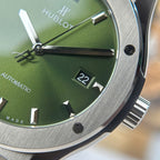Hublot Classic Fusion Green Watch Weight 84 Grams Super Light 42mm