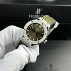 Hublot Classic Fusion Watch Womens Green 33mm