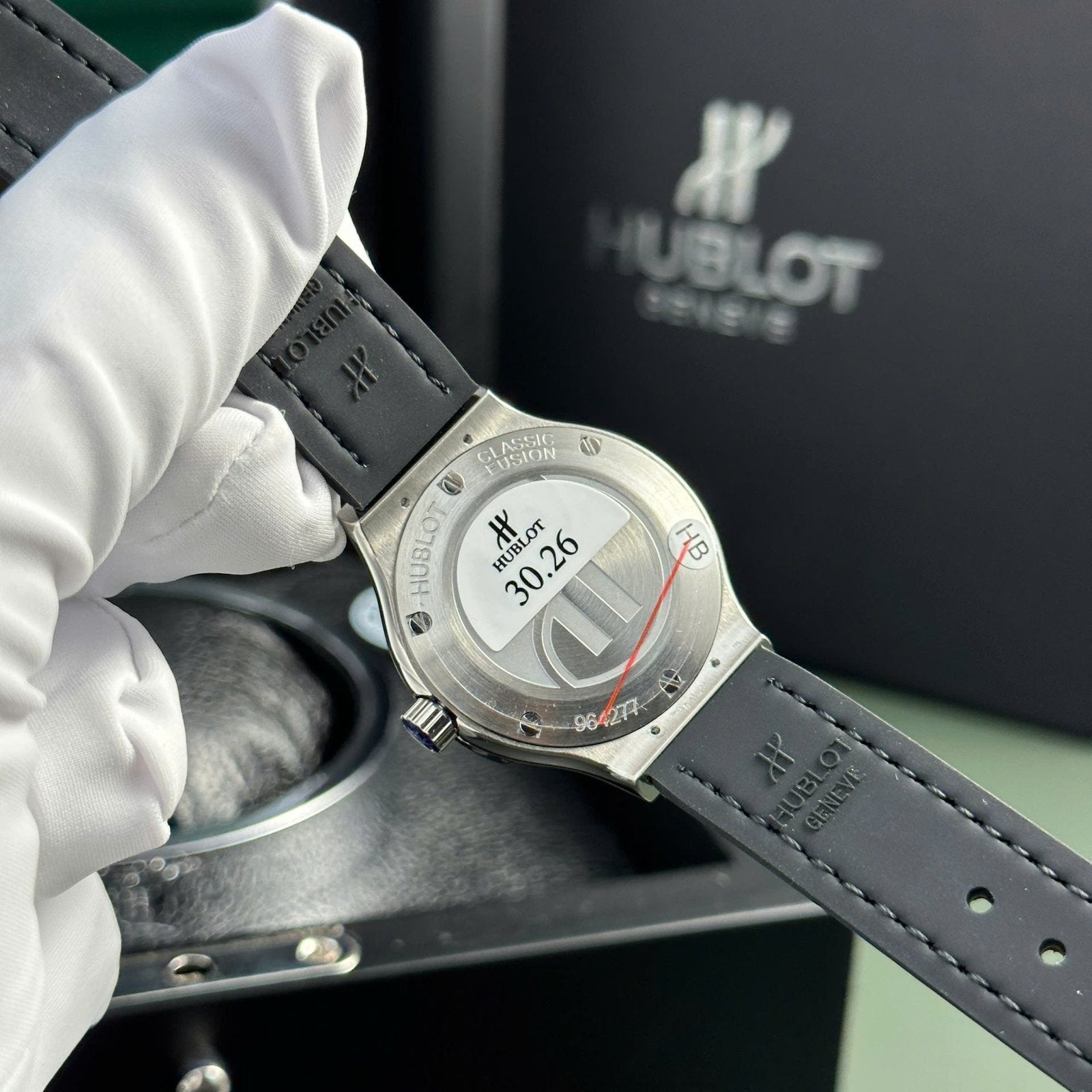 Hublot Classic Fusion Watch Womens Green 33mm