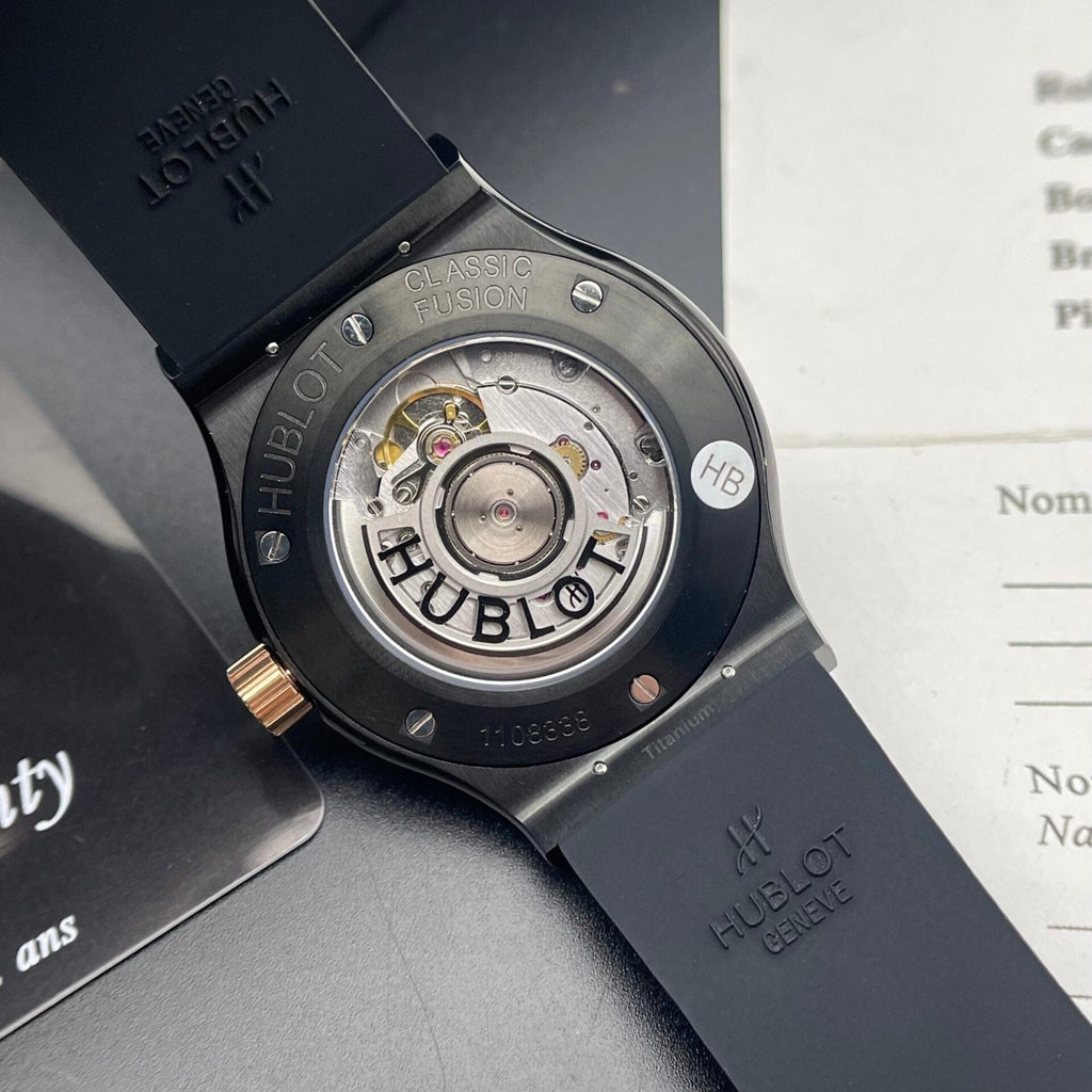 Hublot Watch Classic Fusion Ceramic Rubber Strap 42mm