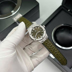 Hublot Classic Fusion Titanium Green  Watch Moissanite Diamonds 33mm