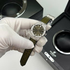 Hublot Classic Fusion Titanium Green  Watch Moissanite Diamonds 33mm