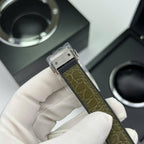 Hublot Classic Fusion Titanium Green  Watch Moissanite Diamonds 33mm
