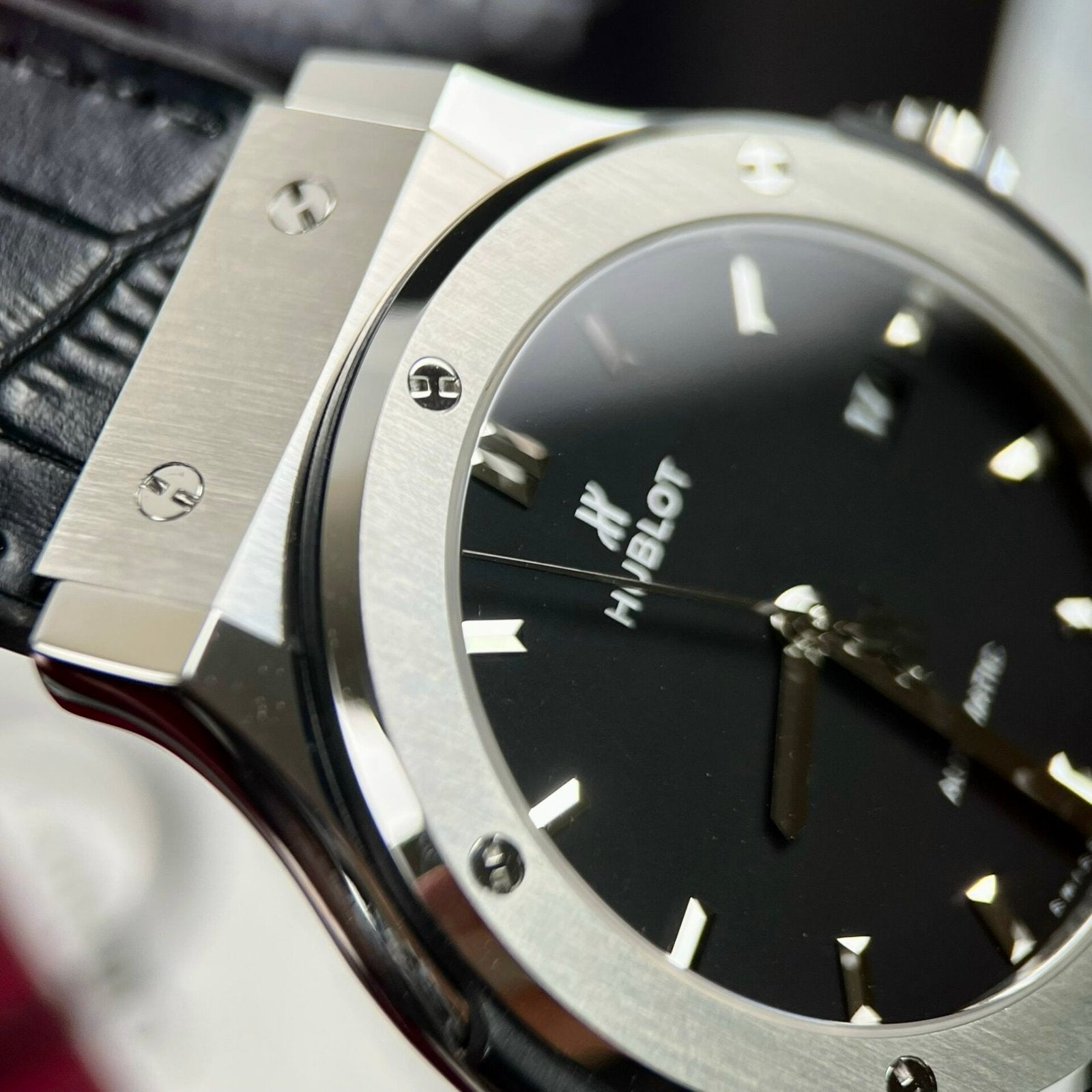 Hublot  Watch Classic Fusion Titanium Black Dial 42mm