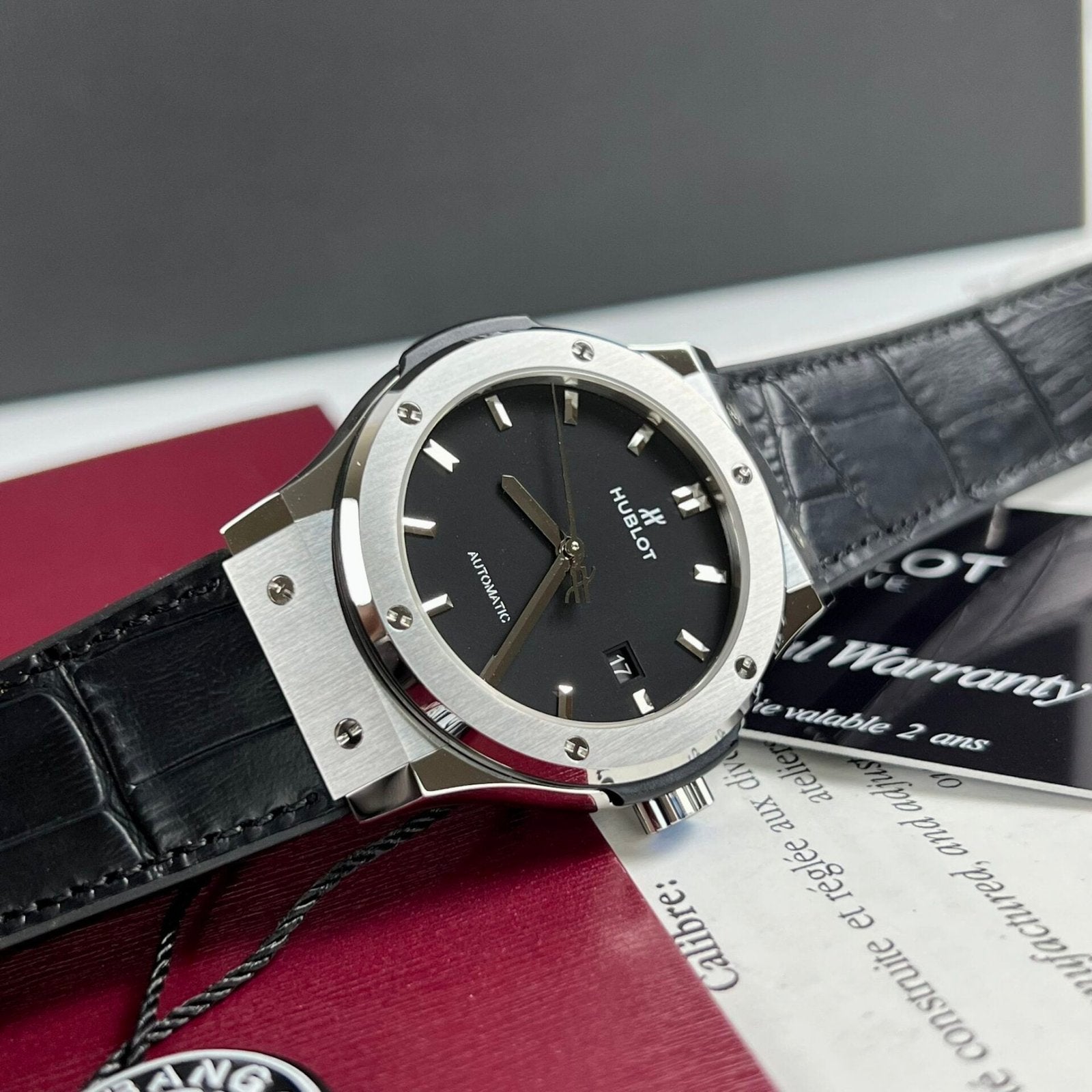 Hublot  Watch Classic Fusion Titanium Black Dial 42mm