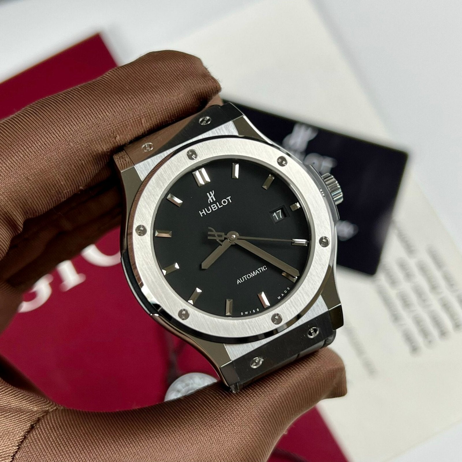 Hublot  Watch Classic Fusion Titanium Black Dial 42mm