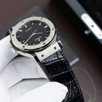 Hublot Classic Fusion Titanium Black Watch Movement SW300 Weight 84 Gram 42mm