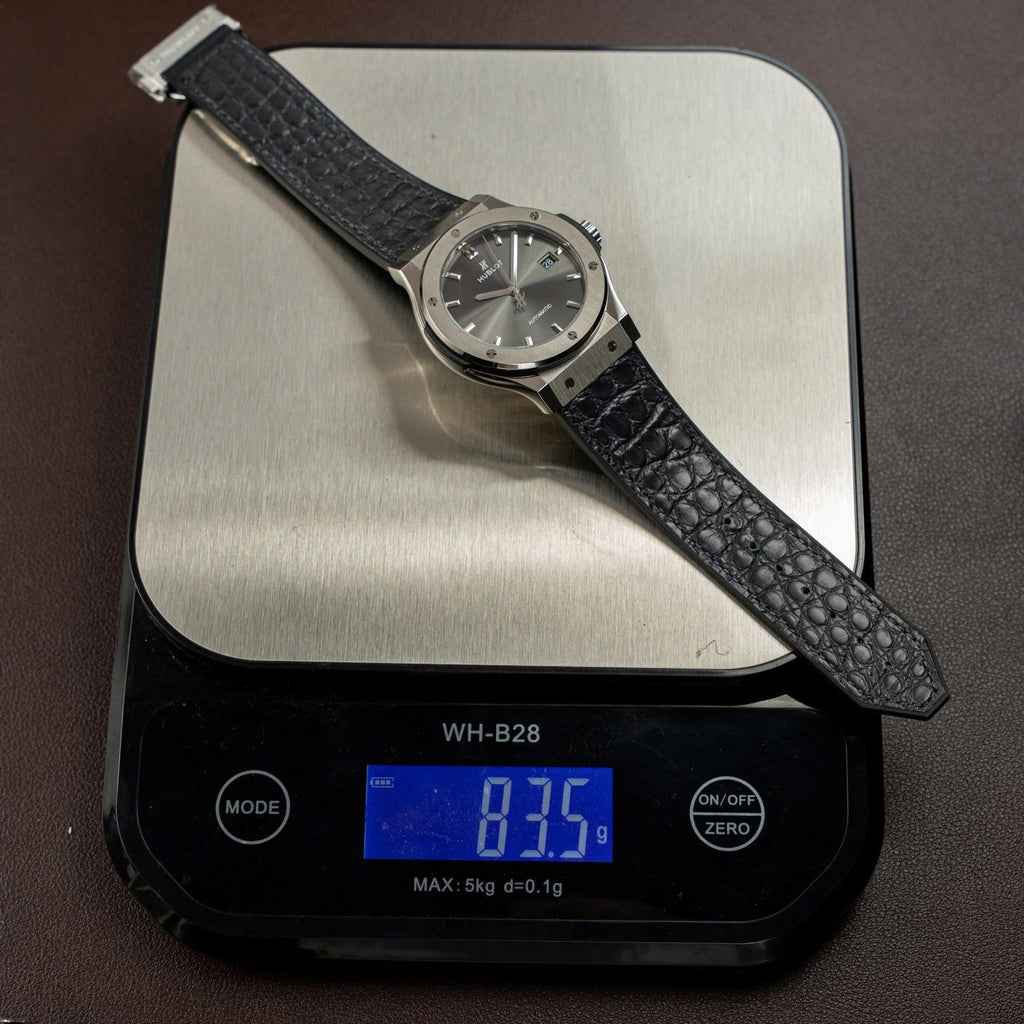 Hublot Classic Fusion Titanium Gray Watch Movement SW300 Weight 84 Gram 42mm