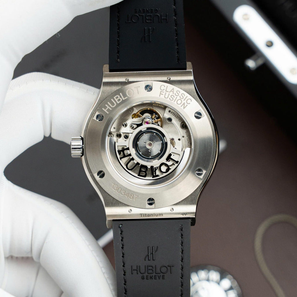 Hublot Classic Fusion Titanium Gray Watch Movement SW300 Weight 84 Gram 42mm