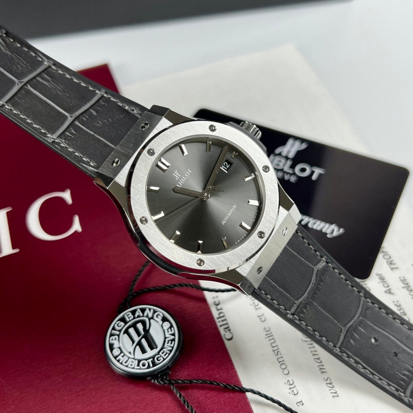 Hublot Watch Classic Fusion Titanium Gray Dial 42mm