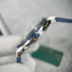 Hublot Classic Fusion Titanium Watch Blue Leather Strap 38mm