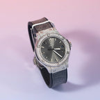 Hublot Classic Fusion  Watch Moissanite Diamond Gray Dial 33mm