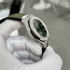 Hublot  Watch Green With Diamond Bezel 38mm