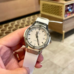 Hublot Watch Classic Fusion White Dial Moissanite Diamonds 38mm