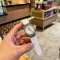 Hublot Watch Classic Fusion White Dial Moissanite Diamonds 38mm