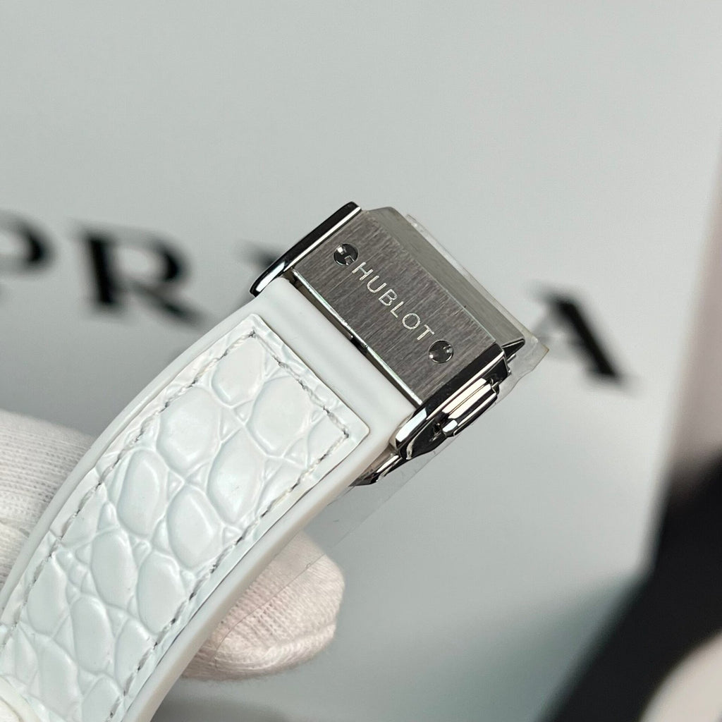 Hublot Watch Full Moissanite Diamond White 38mm