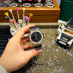 Hublot Watch Demi With Moissanite Diamond Rubber Strap 42mm