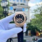 Hublot Watch Big Bang Chronograph King Gold Black Dial 44mm
