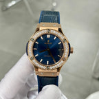 Hublot Classic Fusion King Gold Blue Watch 38mm