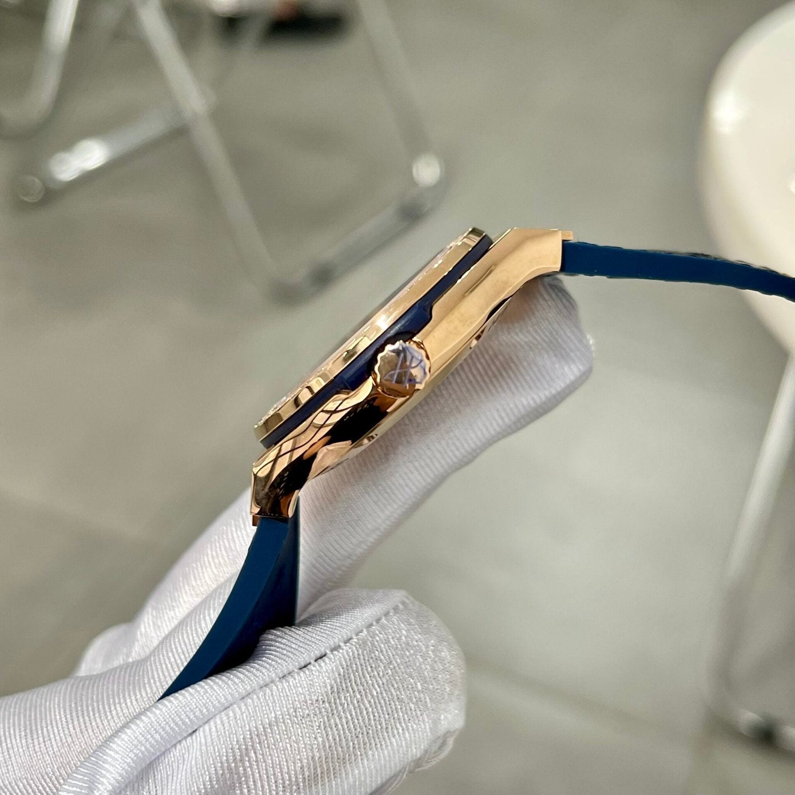 Hublot Classic Fusion King Gold Blue Watch 38mm