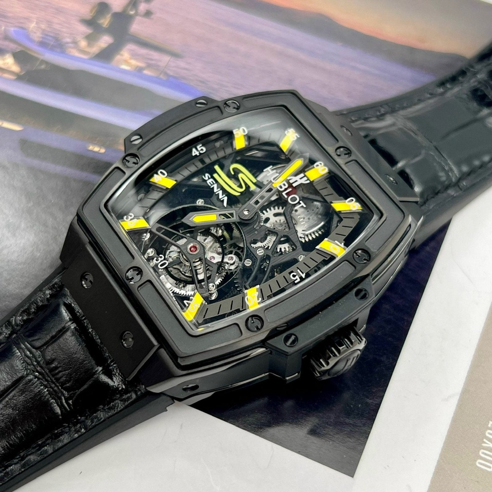 Hublot  Watch MP-06 Tourbillon Ceramic Black 45mm