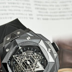 Hublot Watch Big Bang Sang Bleu II Black Ceramic 45mm