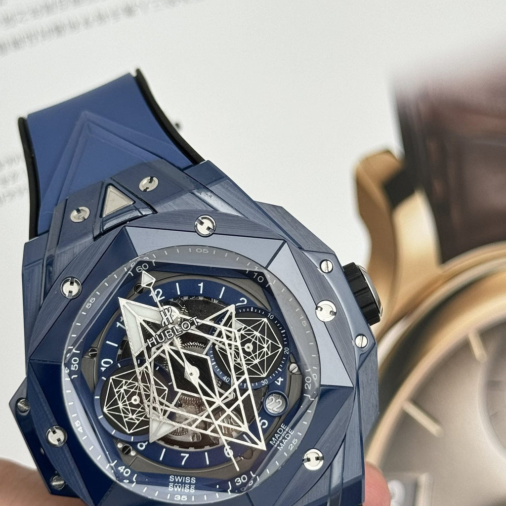 Hublot Watch Big Bang Sang Bleu II Blue Ceramic 45mm