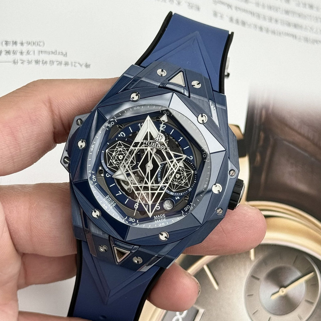 Hublot Watch Big Bang Sang Bleu II Blue Ceramic 45mm