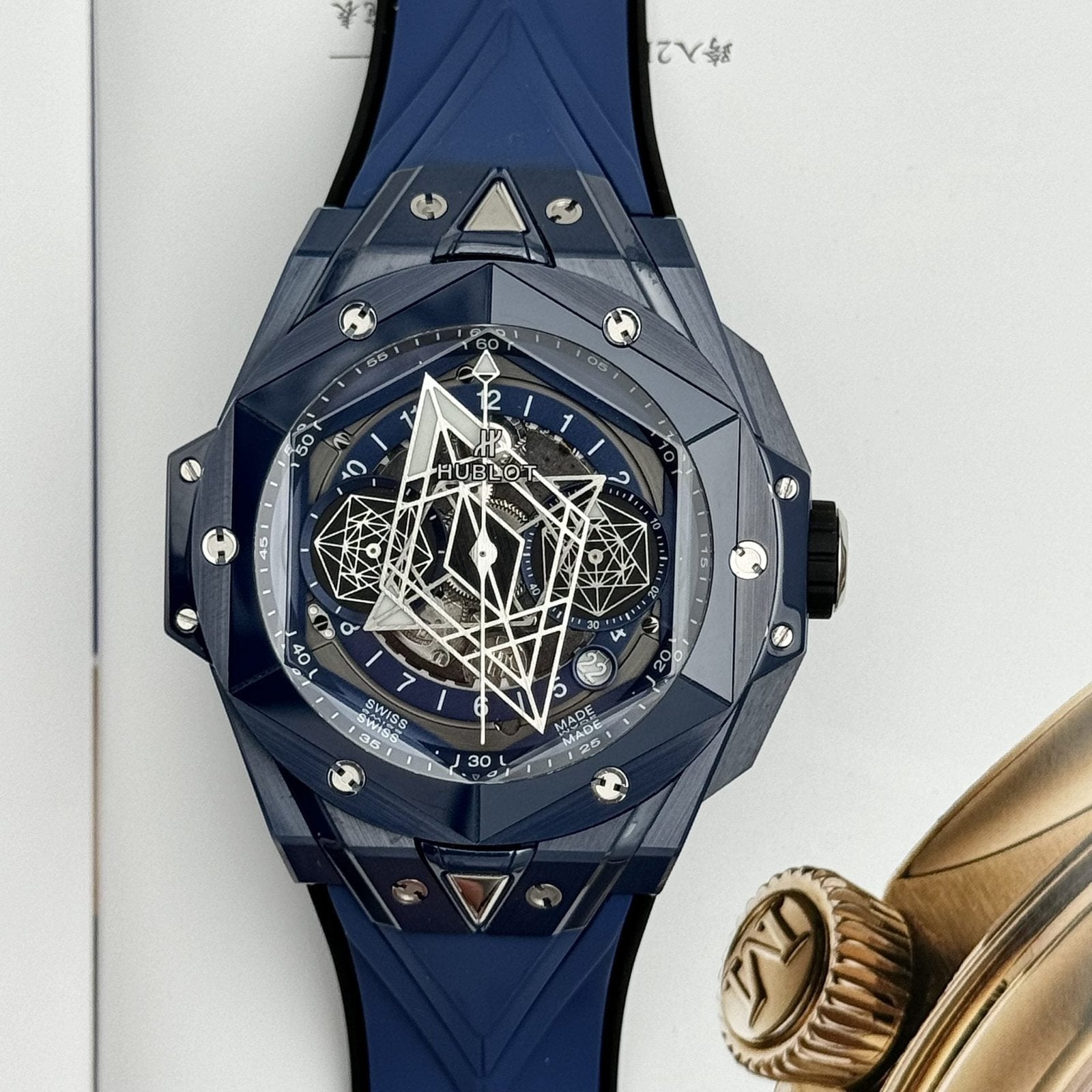 Hublot Watch Big Bang Sang Bleu II Blue Ceramic 45mm
