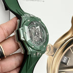 Hublot Watch Big Bang Sang Bleu II Green Ceramic 45mm