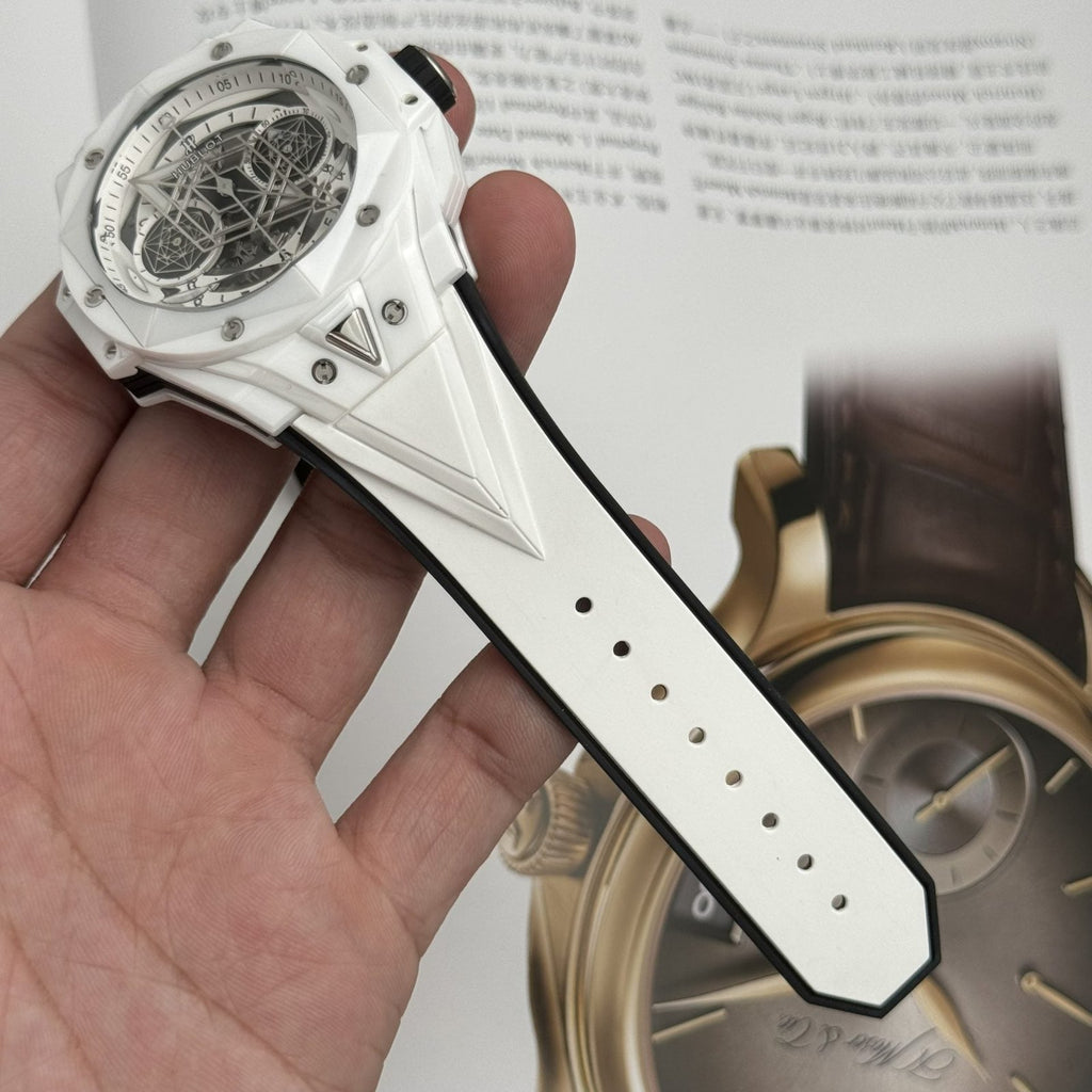 Hublot  Watch Big Bang Sang Bleu II White Ceramic 45mm