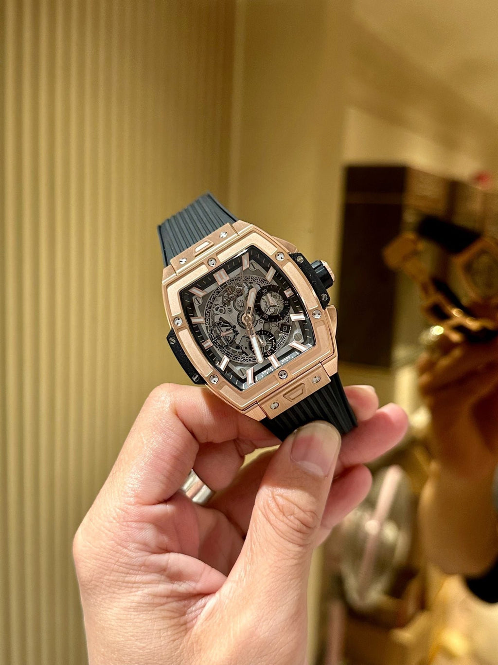 Hublot  Watch Spirit Of Big Bang Chronograph King Gold 42mm