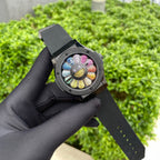 Hublot Watch Takashi Murakami Rainbow Ceramic Rubber Strap 45mm