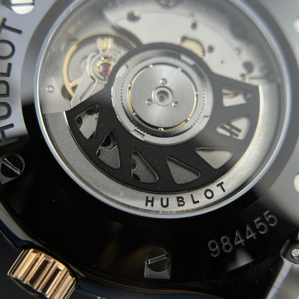Hublot Watch Classic Fusion Ceramic Demi Gold Dial Carbon 42mm