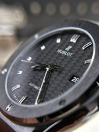 Hublot Classic Fusion Watch Ceramic Carbon Dial 42mm