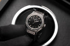 Hublot Watch Classic Fusion Black Dial Leather Strap 33mm