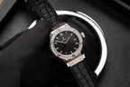 Hublot Watch With Diamonds Bezel Black Dial 33mm