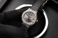 Hublot Watch With Diamonds Bezel Gray Dial 33mm