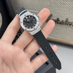 Hublot Classic Fusion Watch Black Dial  Moissanite Diamonds 33mm