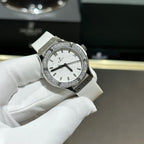 Hublot Classic Fusion Women Watch White Moissanite Diamond 33mm