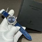 Hublot Classic Fusion Watch Blue With Moissanite Diamond 33mm