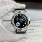 Hublot Orlinski  Watch Black Dial Moissanite Diamonds 40mm