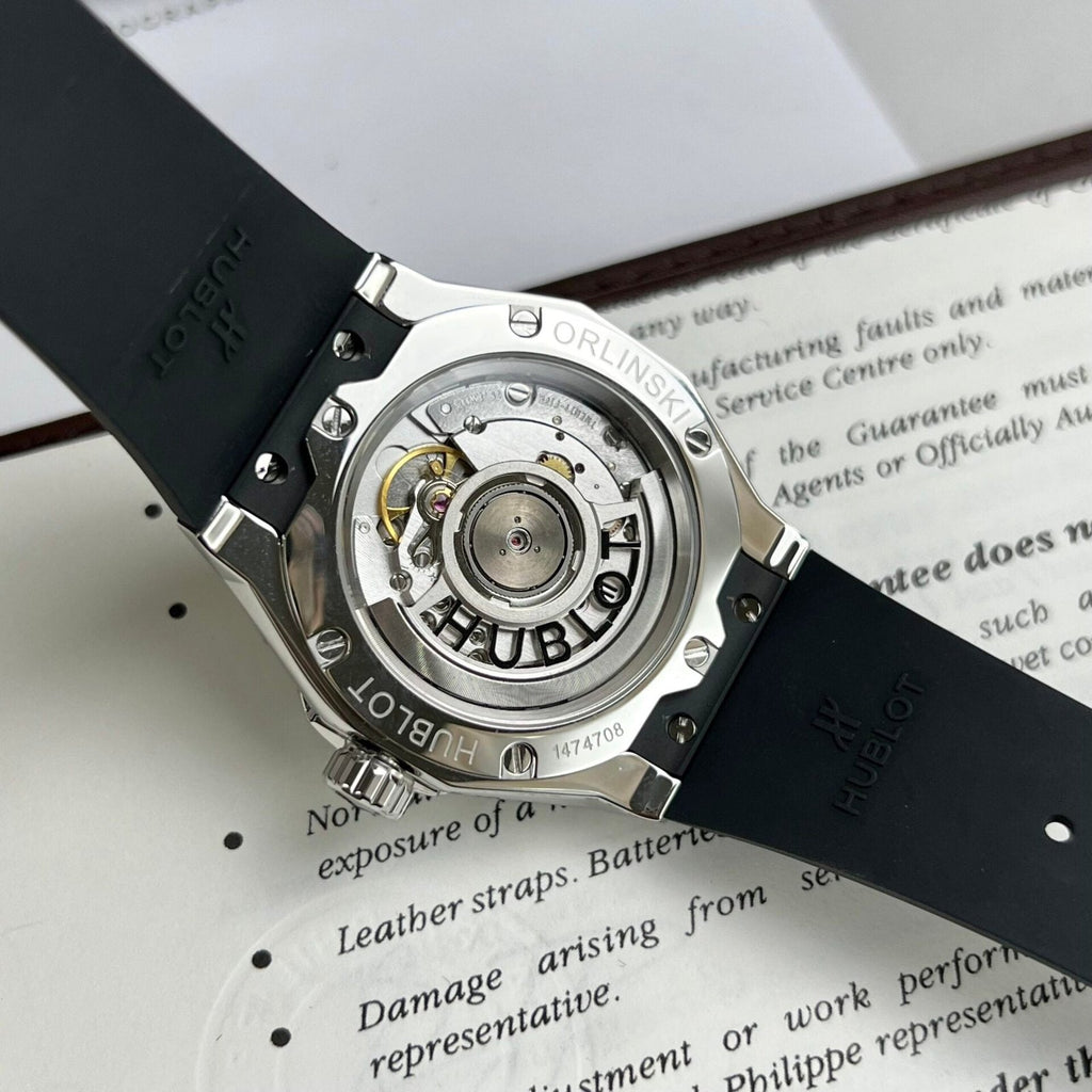 Hublot Orlinski  Watch Black Dial Moissanite Diamonds 40mm