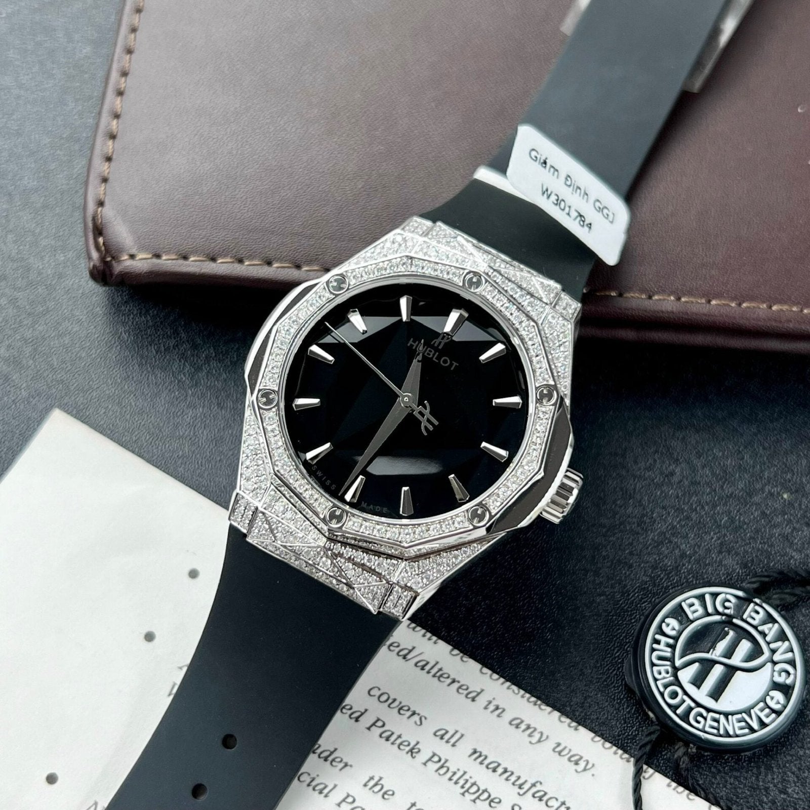 Hublot Orlinski Watch With Full Natural Diamonds 40mm