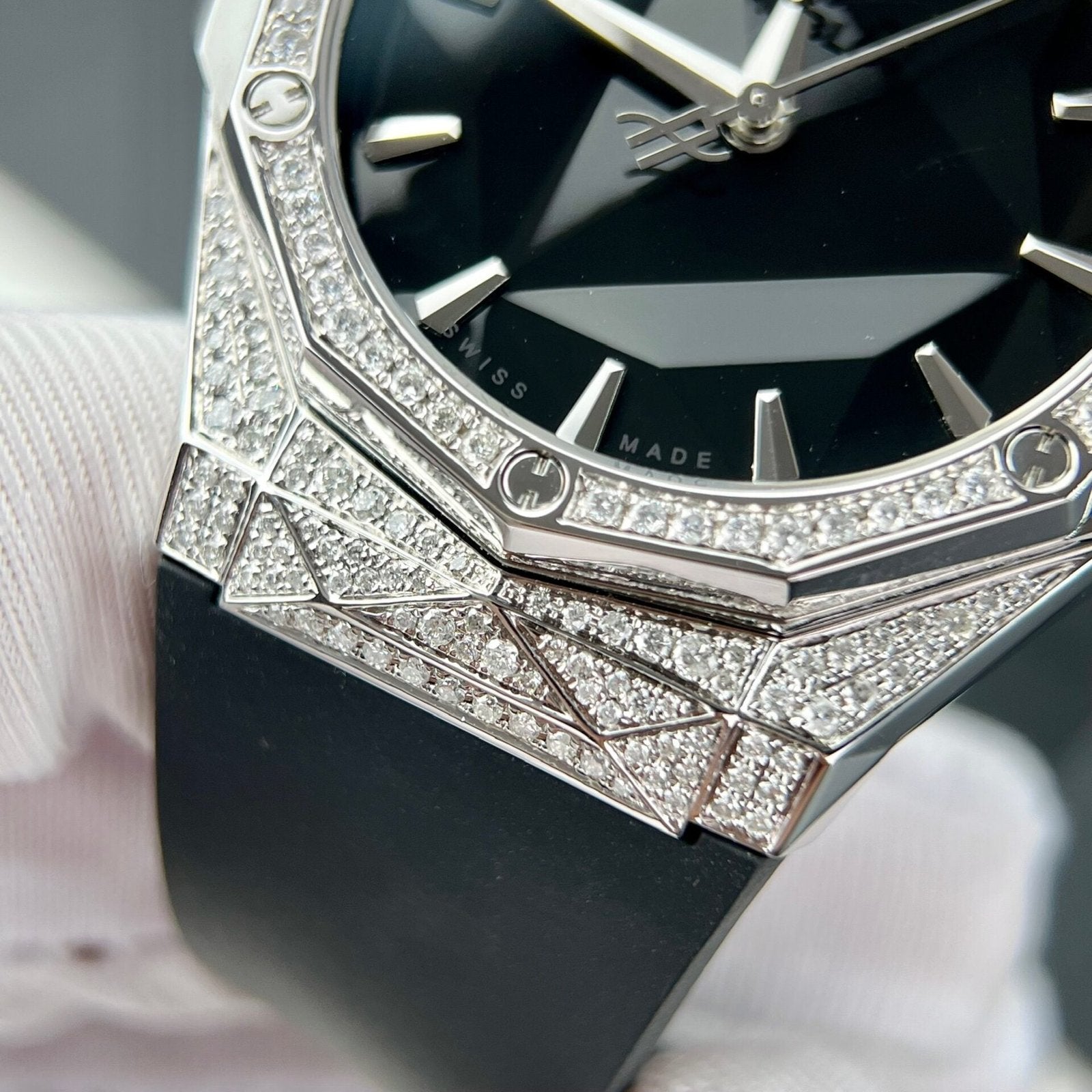 Hublot Orlinski Watch With Full Natural Diamonds 40mm
