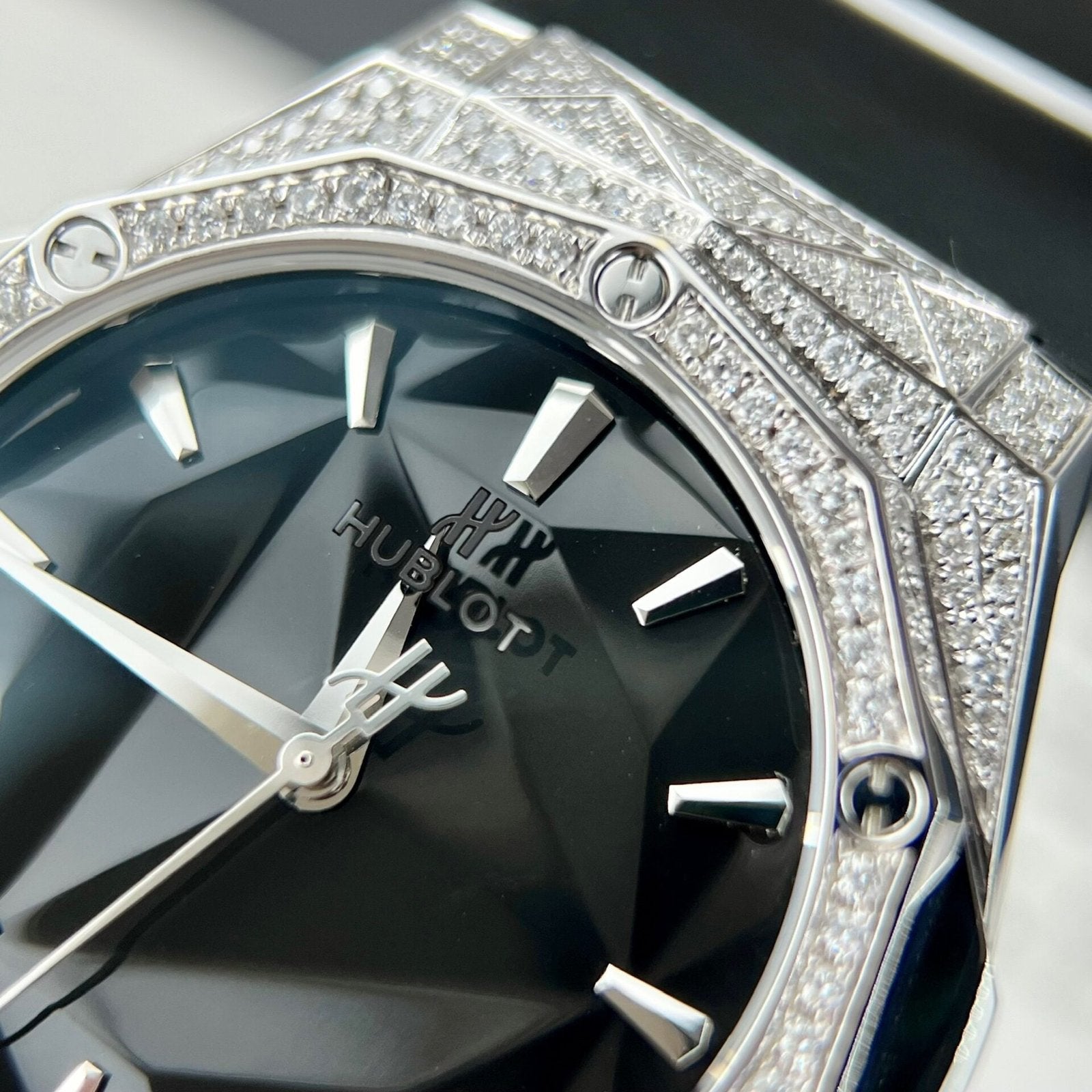 Hublot Orlinski Watch With Full Natural Diamonds 40mm