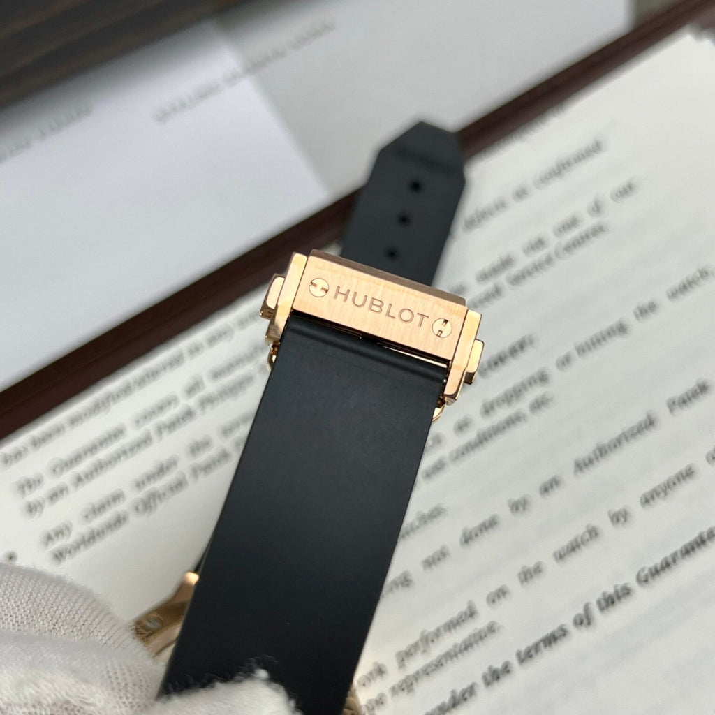 Hublot Orlinski King Gold Black Dial  Moissanite Diamonds 40mm