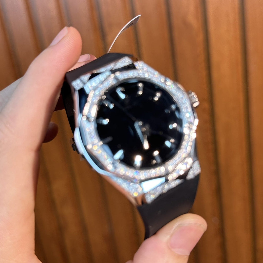Hublot Watch Orlinski Demi Moissanite Diamonds 40mm