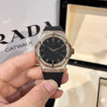 Hublot Watch Orlinski King Gold Black With Full Diamond Case 40mm