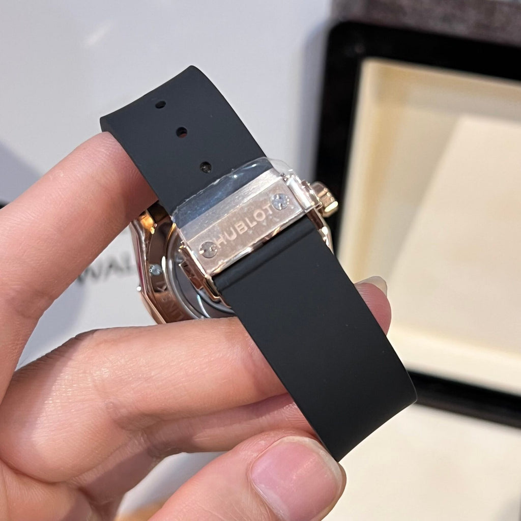Hublot Watch Orlinski King Gold Black With Full Diamond Case 40mm
